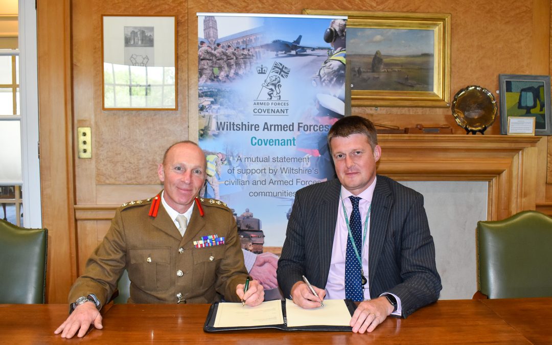 Wiltshire pledges commitment to working together with its Armed Forces at covenant signing